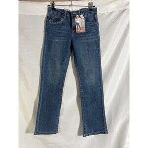 Levis Boot Cut Denim Blue Jeans Girls 12  Reg Adjustable Waist NWT